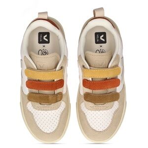 VEJA X BONPOINT Small V-10 Leather Sneakers